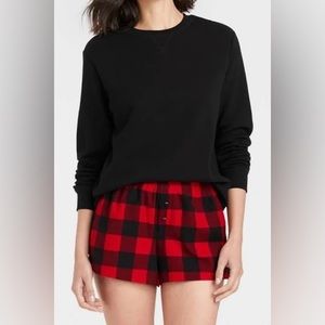 Women’s 3pc Pajama Set- Buffalo Plaid